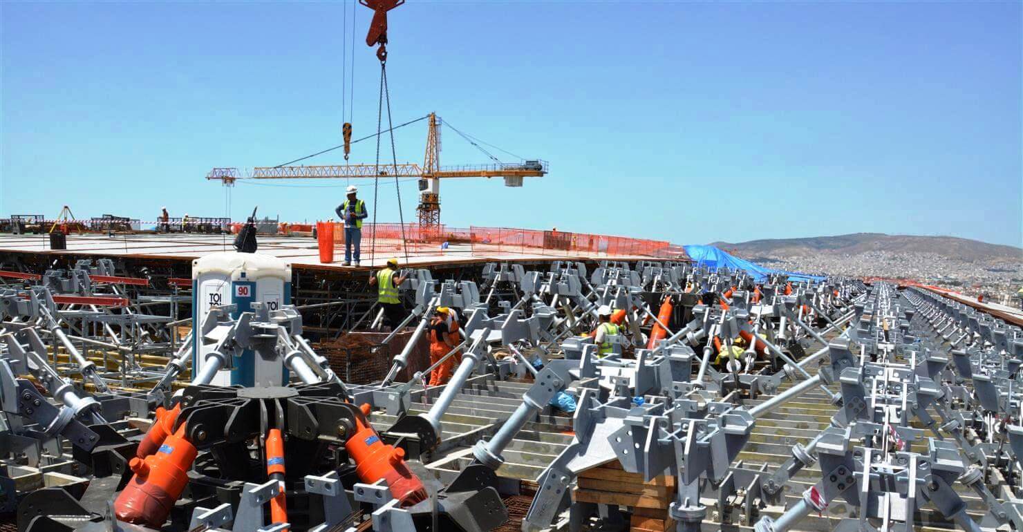 Steel-Buildings_SNFCC_Reaction-Frames_Installation